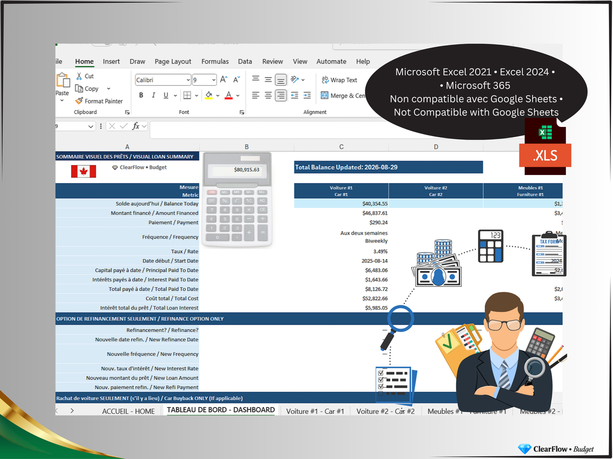 Système Dynamique Premium — Prêts Multiples (Canada) | Premium Dynamic Multiple‑Loan System (Canada)