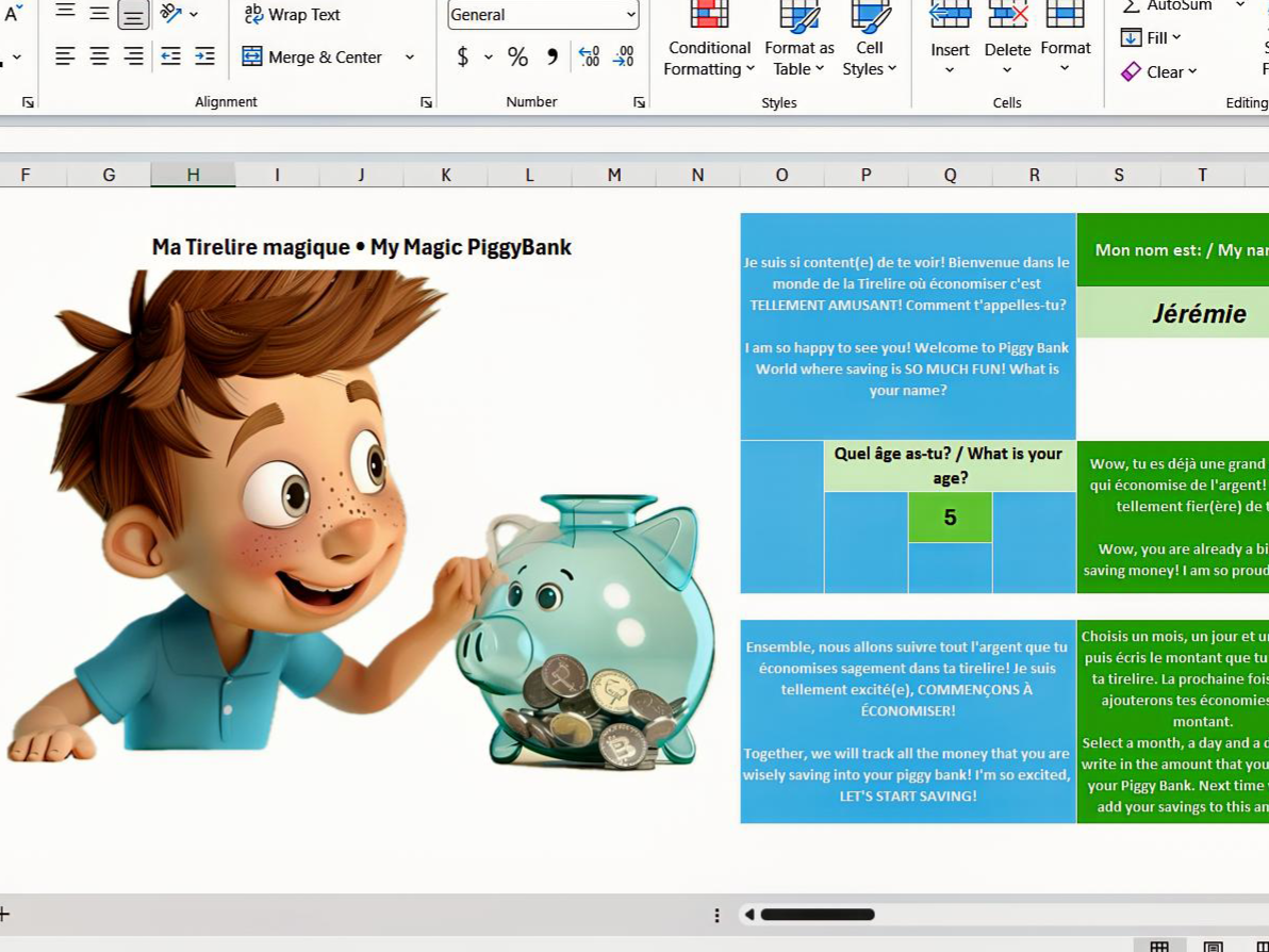 Magic Piggy Bank • Boys 4–7 • Canada & USA • Savings • Visual Goals Tracker