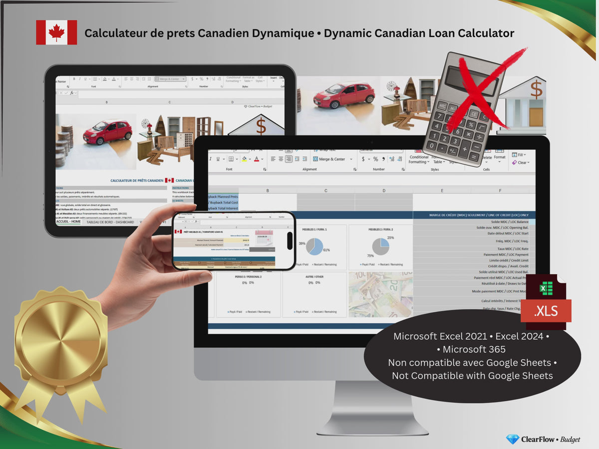 Système Dynamique Premium — Prêts Multiples (Canada) | Premium Dynamic Multiple‑Loan System (Canada)